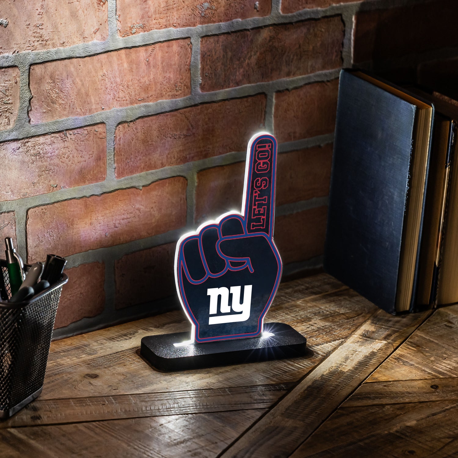 New York Giants NFL Football Foam Finger Desklite LED Decor