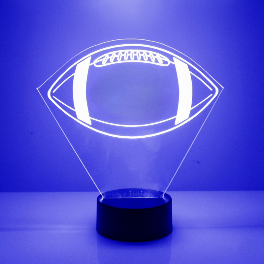 Chicago Bears Personalized LED Lamp
