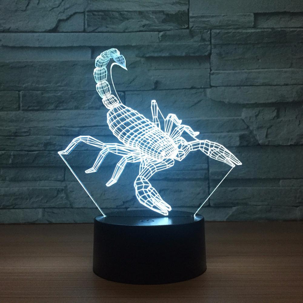 Scorpion Optical Illusion Lamp-3D Optical Lamp
