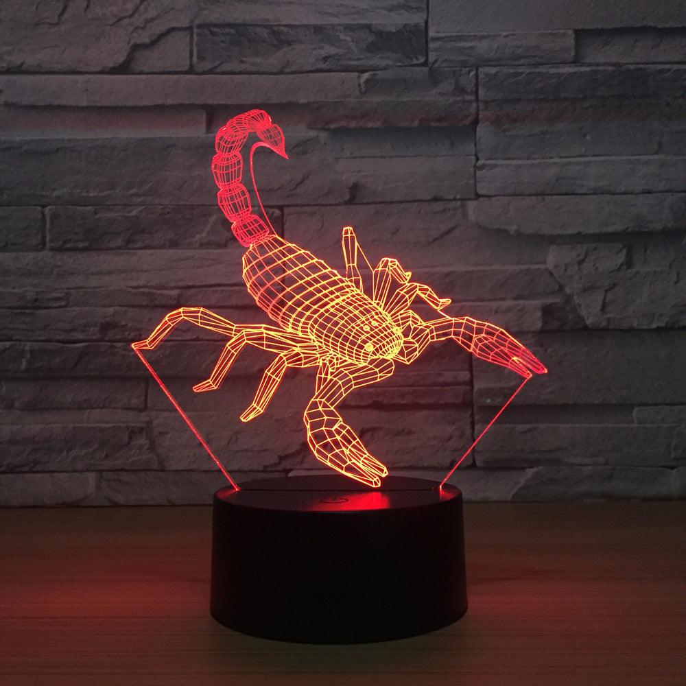Scorpion Optical Illusion Lamp-3D Optical Lamp