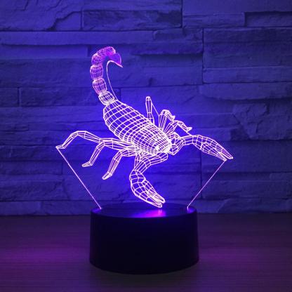 Scorpion Optical Illusion Lamp-3D Optical Lamp