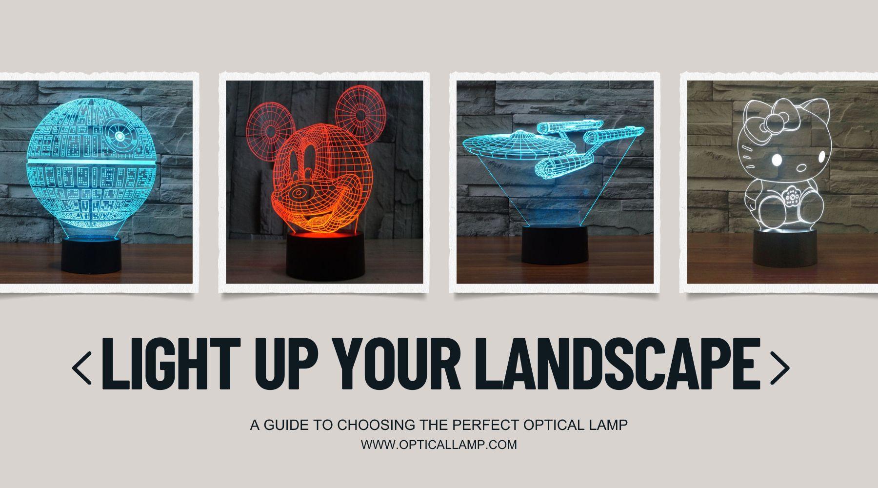Light Up Your Landscape on a Budget: Affordable Lighting Solutions for Every Outdoor Space - 3D Optical Lamp