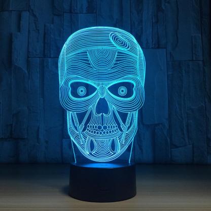 3D Skull Illusion Lamp-3D Optical Lamp