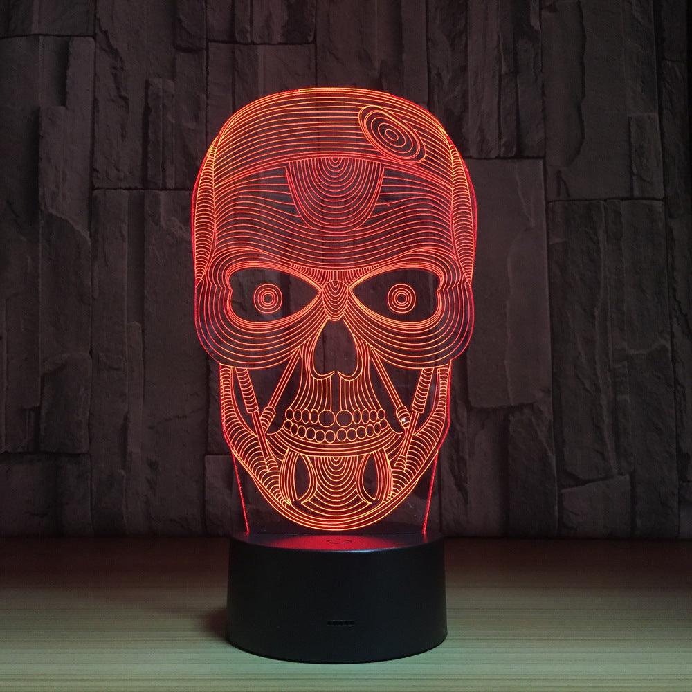 3D Skull Illusion Lamp-3D Optical Lamp