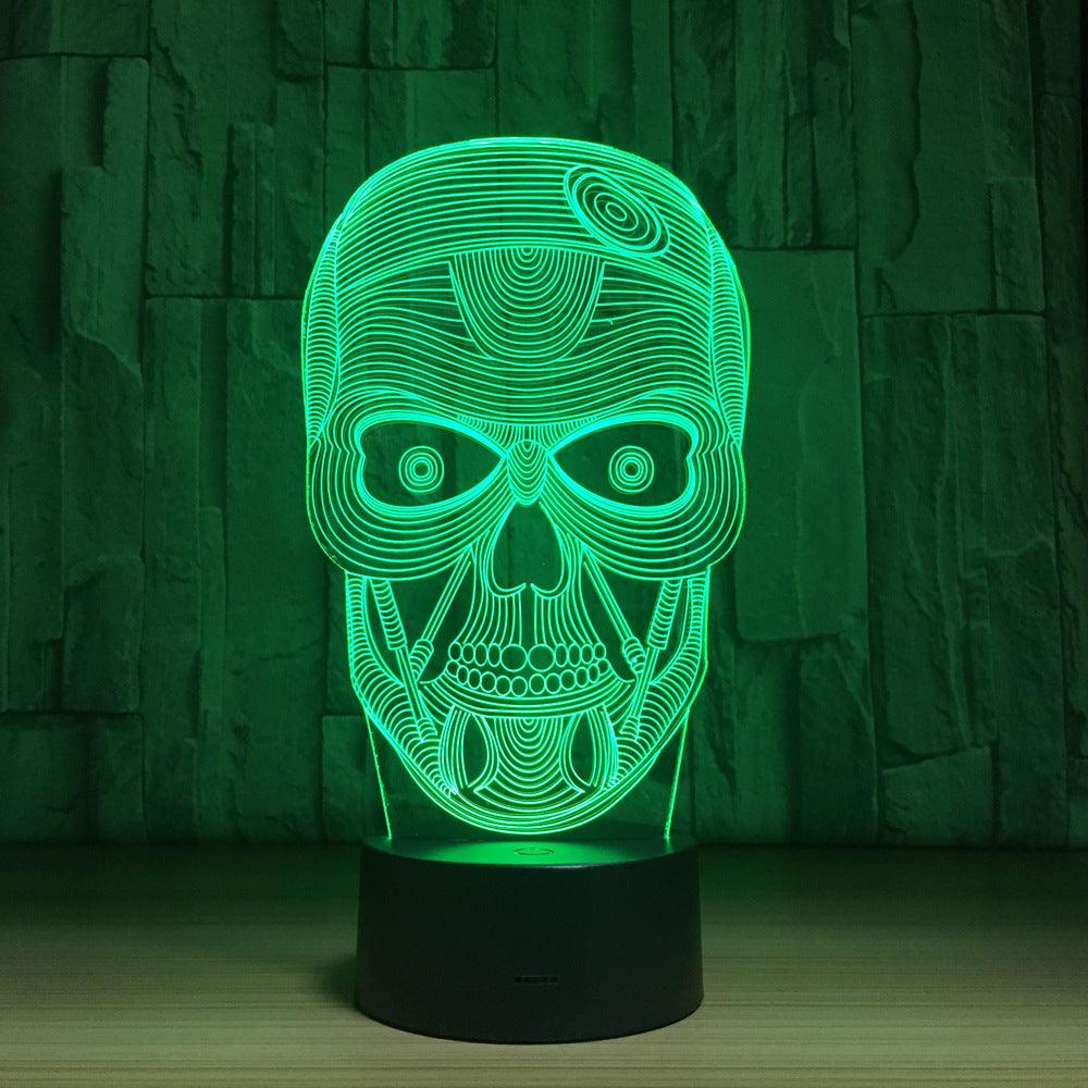 3D Skull Illusion Lamp-3D Optical Lamp