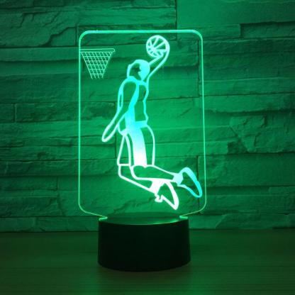 Slam Dunk 3D Optical Illusion Lamp - 3D Optical Lamp