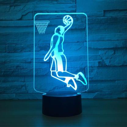 Slam Dunk 3D Optical Illusion Lamp - 3D Optical Lamp