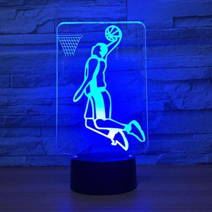 Slam Dunk 3D Optical Illusion Lamp - 3D Optical Lamp