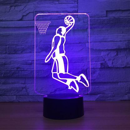Slam Dunk 3D Optical Illusion Lamp - 3D Optical Lamp