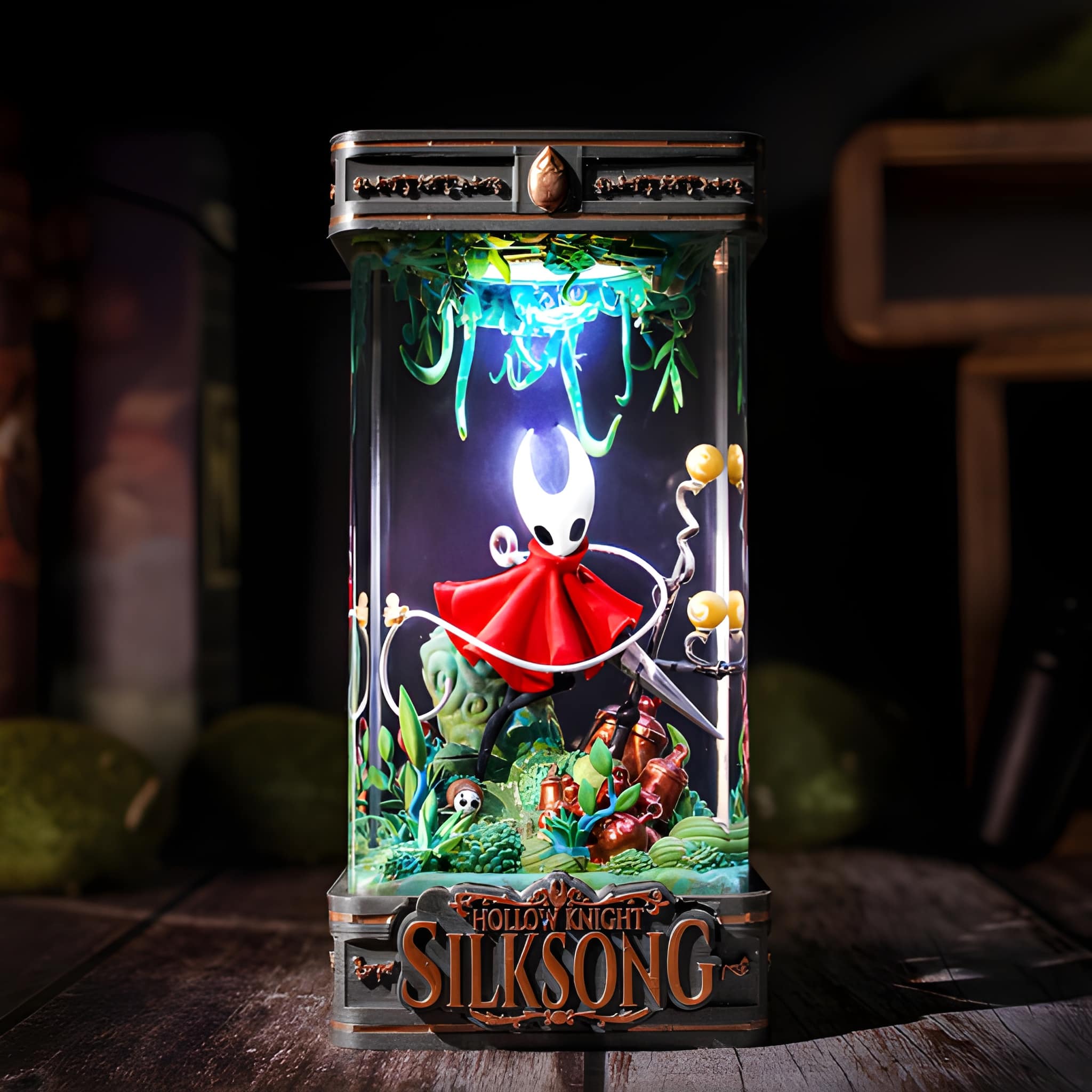 Hornet Silksong Epoxy Lamp Custom Night Light