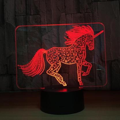 Unicorn Touch 3D Optical Illusion Lamp - 3D Optical Lamp