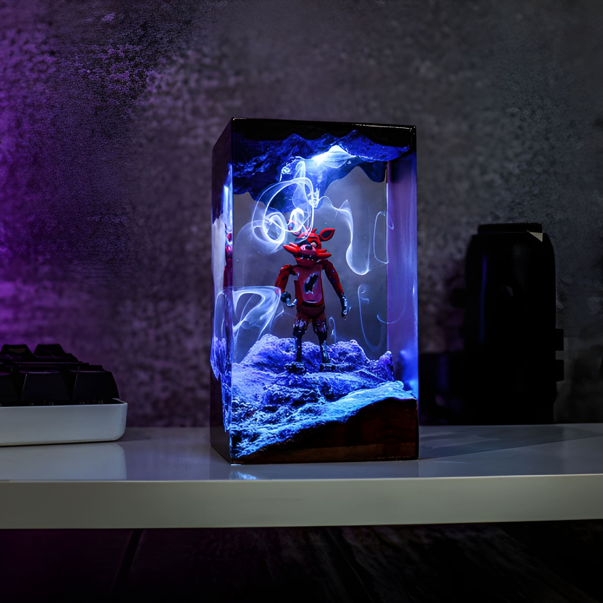 Foxy FNAF Resin Lamp Custom Halloween Decor