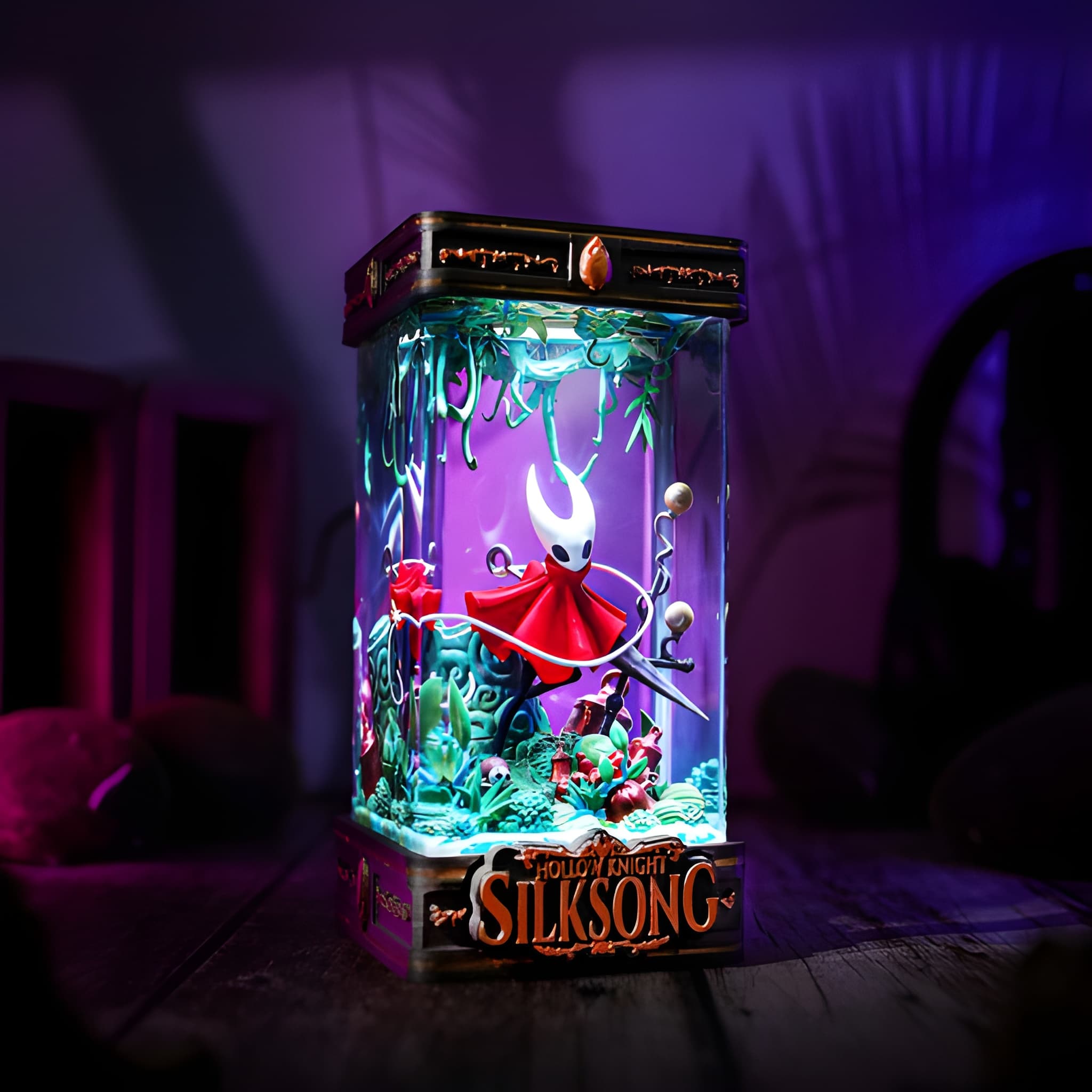 Hornet Silksong Epoxy Lamp Custom Night Light