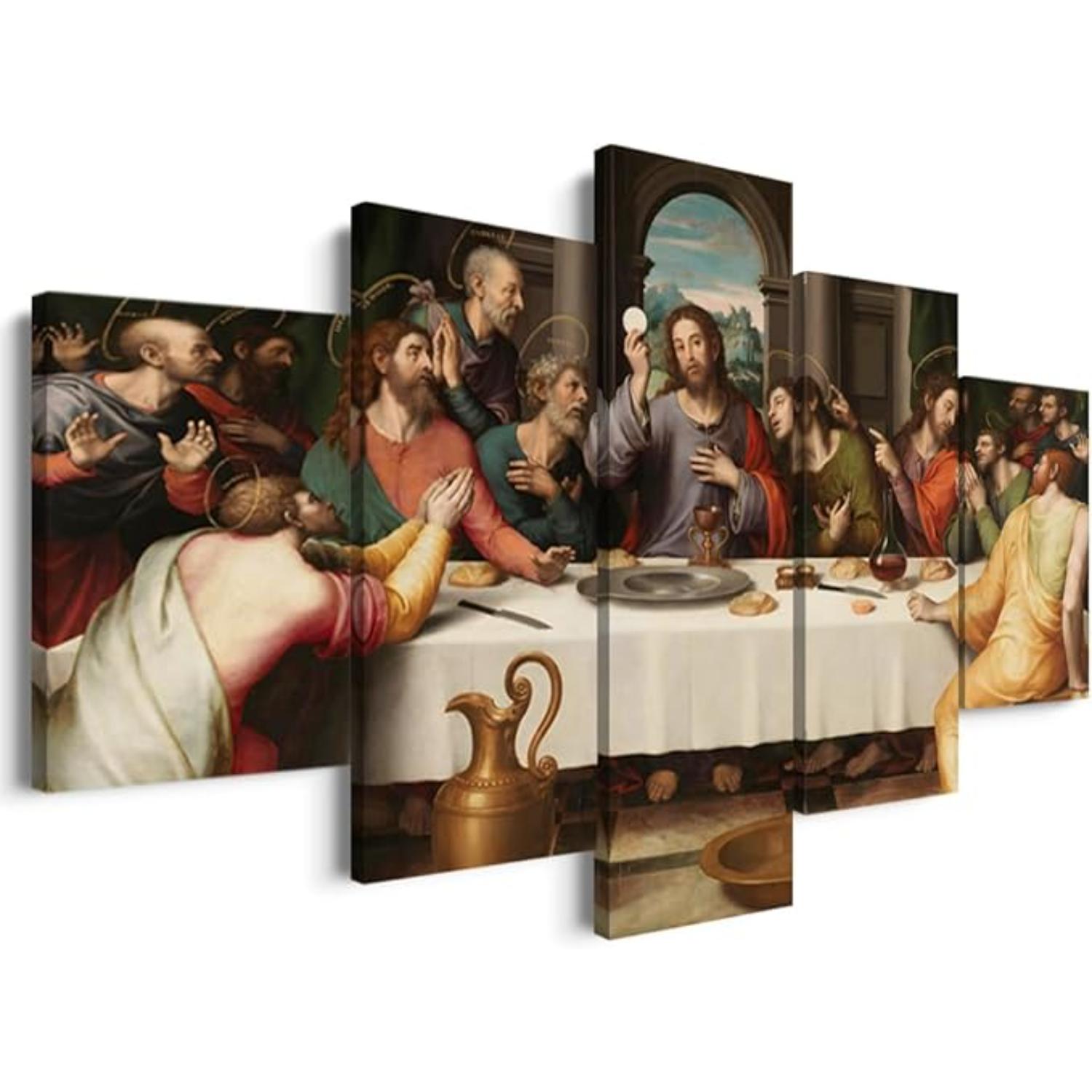 Christian Canvas Décor Painting 5 Pieces Wall Art