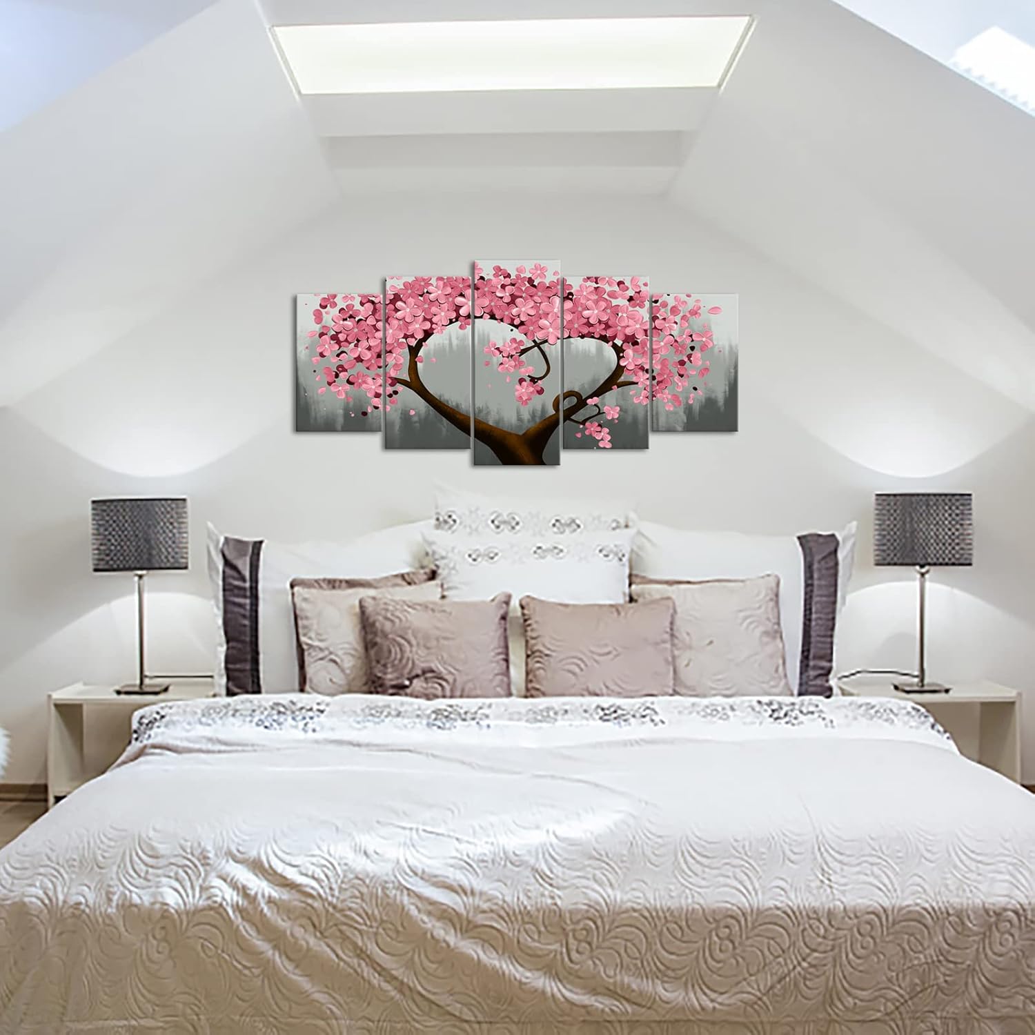 Blossom Tree 5-Piece Canvas Wall Art