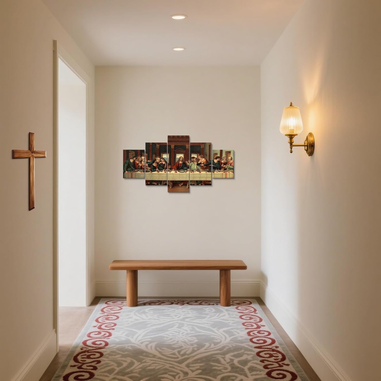 Christian Canvas Décor Painting 5 Pieces Wall Art