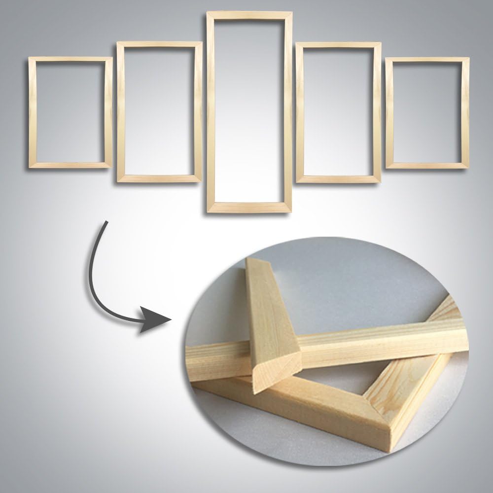  5 Piece Canvas Wall Art Of Basketball Arena Sports Room