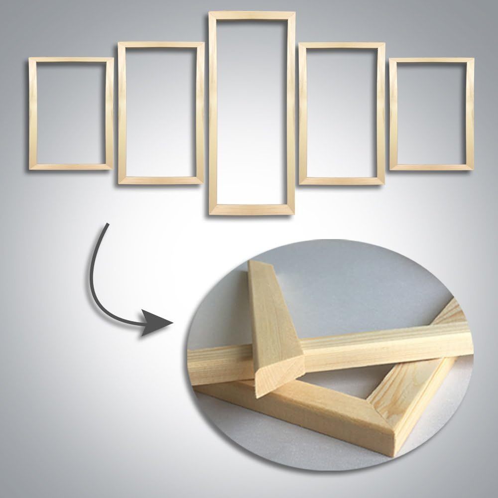  5 Piece Canvas Wall Art Of Basketball Arena Sports Room