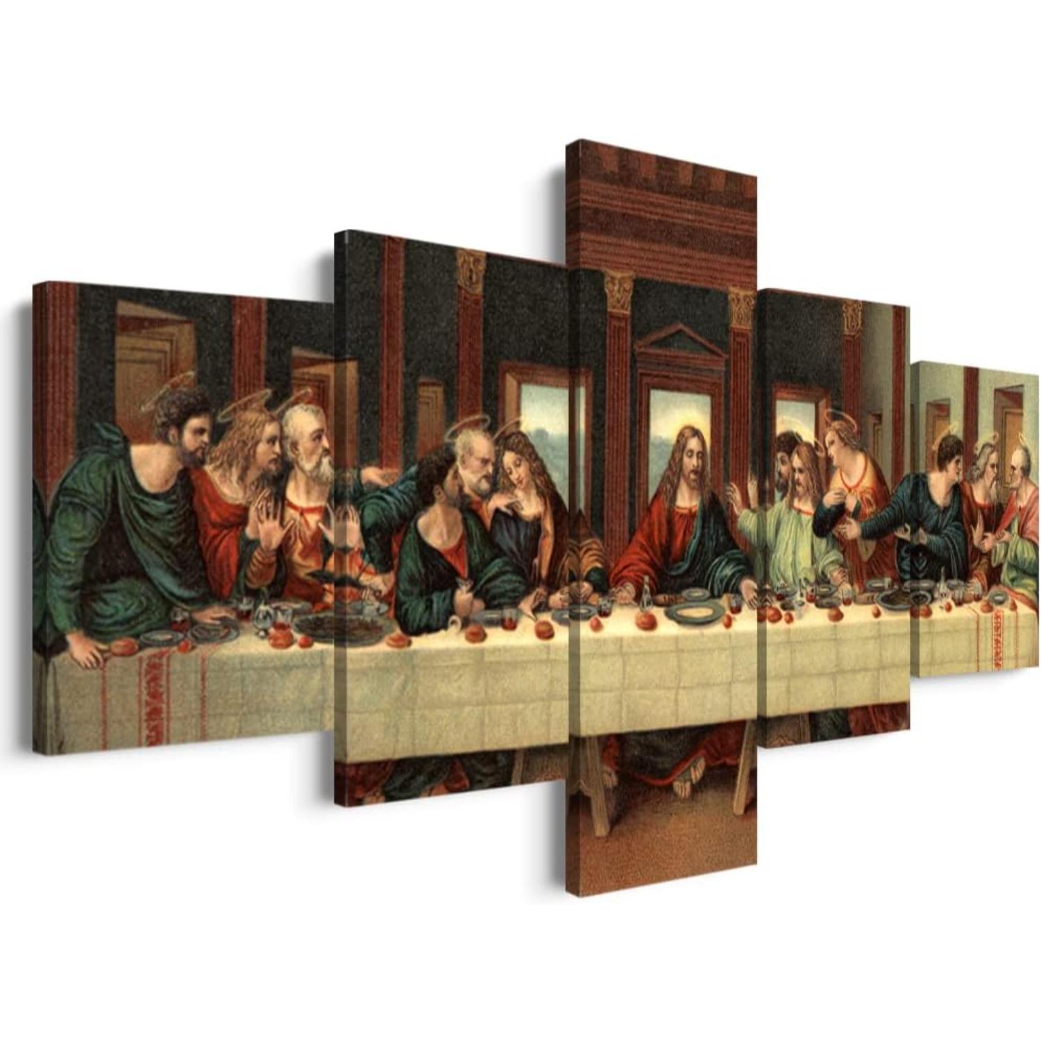 Christian Canvas Décor Painting 5 Pieces Wall Art