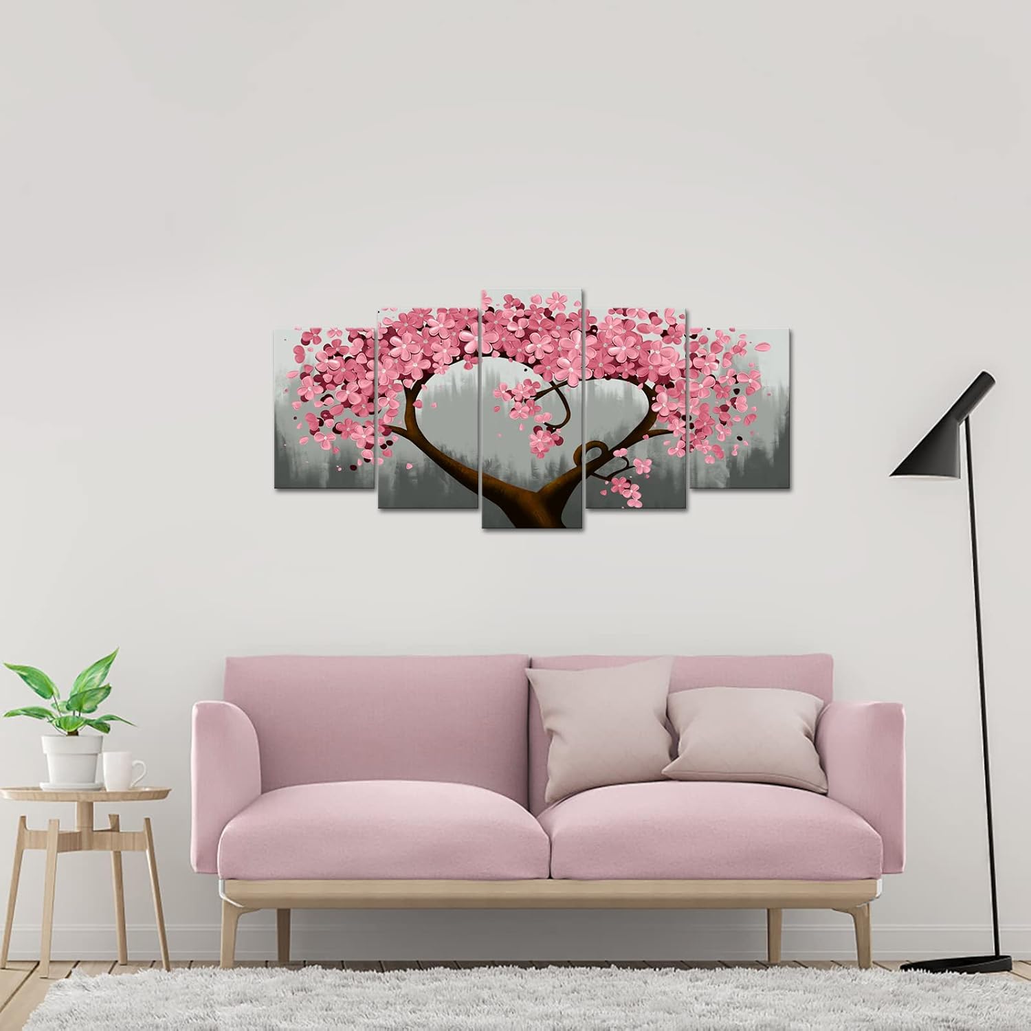 Blossom Tree 5-Piece Canvas Wall Art