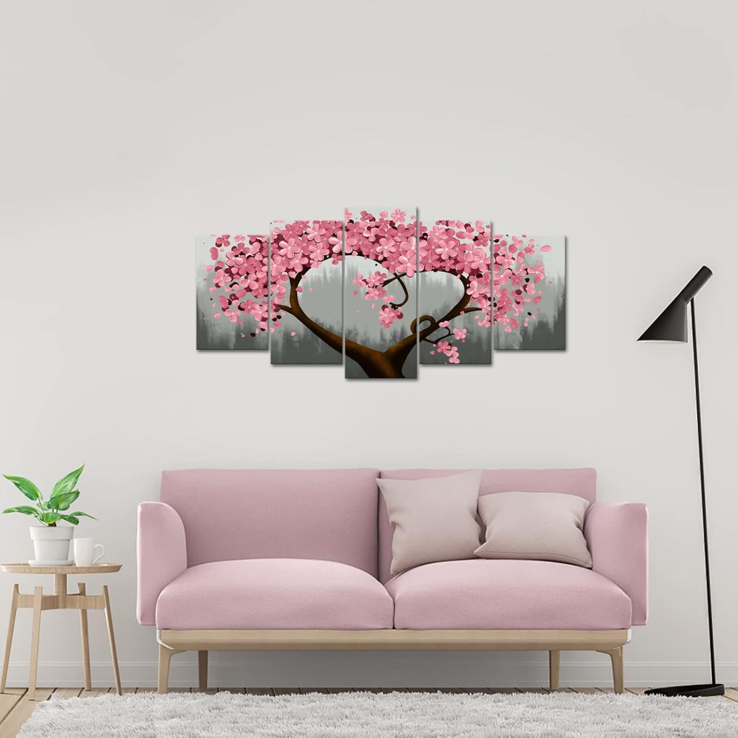 Blossom Tree 5-Piece Canvas Wall Art
