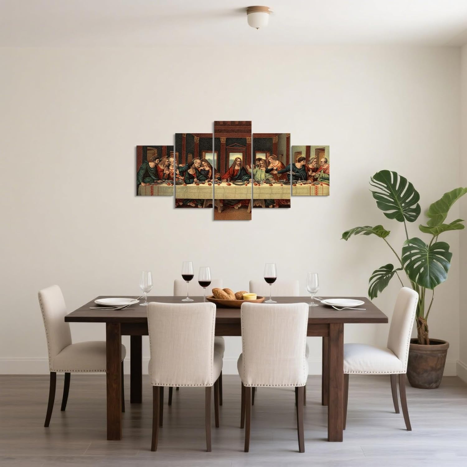 Christian Canvas Décor Painting 5 Pieces Wall Art