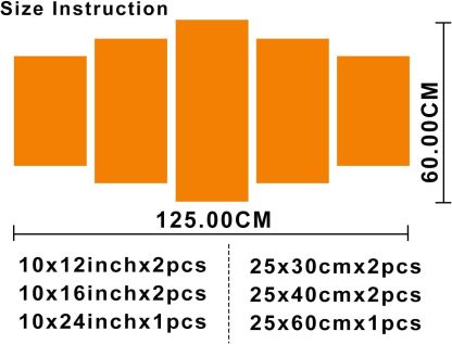  5 Piece Canvas Wall Art Of Basketball Arena Sports Room