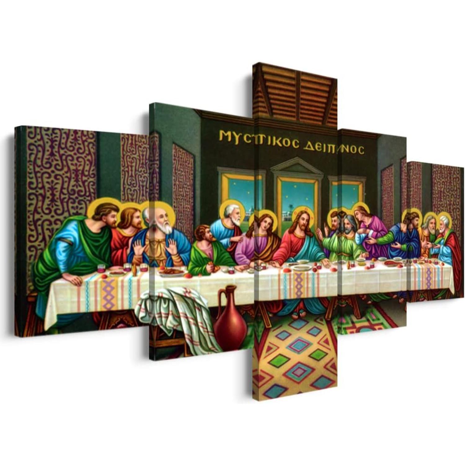 [Copy]Christian Feast Canvas Décor Painting 5 Pieces Wall Art