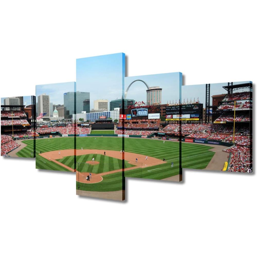  5 Piece Canvas Wall Art Of Basketball Arena Sports Room