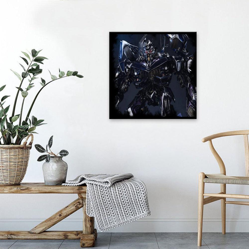 Megatron Transformers 1 Piece HD Multi Panel Canvas Wall Art Frame-Original Frame