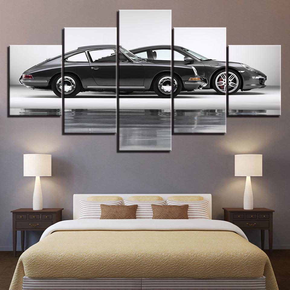 Classic Cars 5 Piece HD Panel Canvas Wall Art Frame-Original Frame