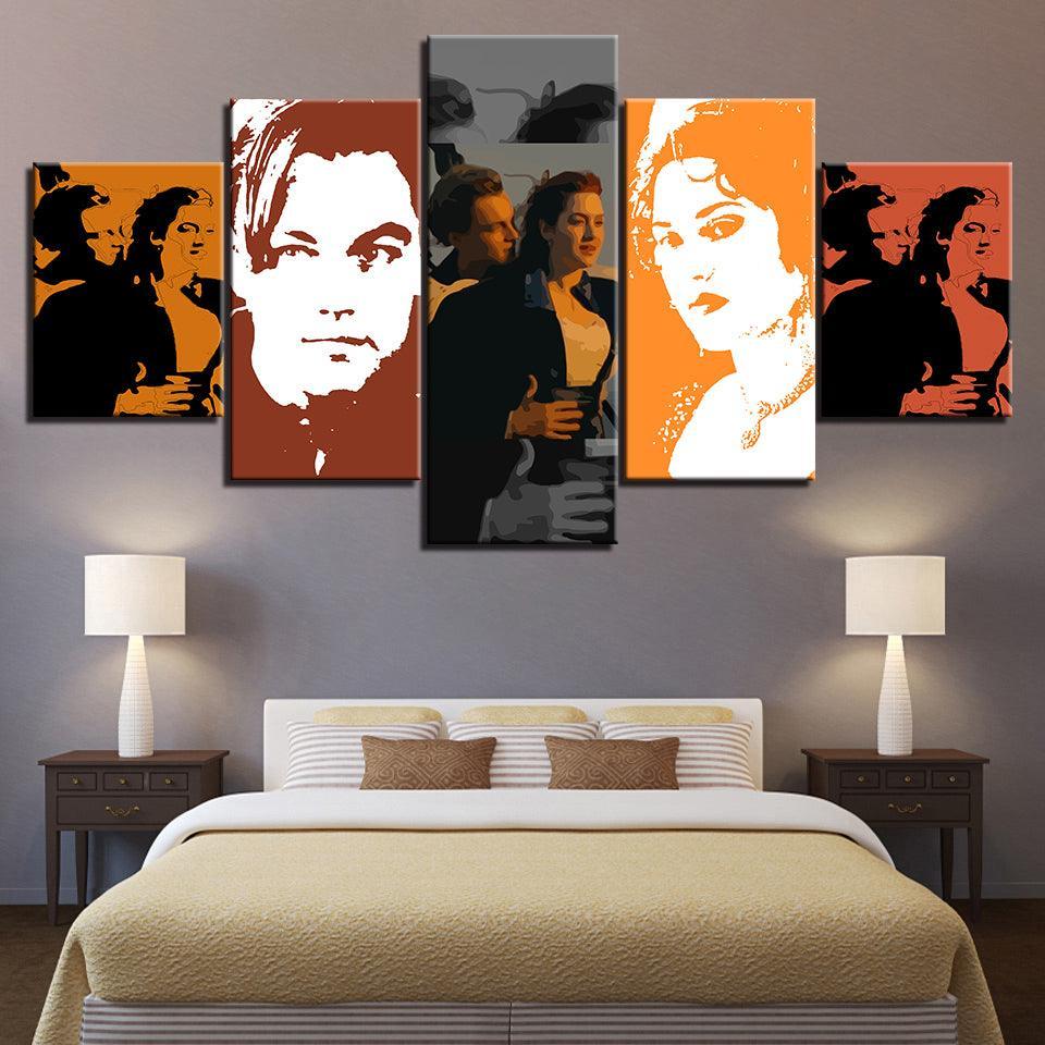 The Titanic 5 Piece HD Multi Panel Canvas Wall Art Frame-Original Frame