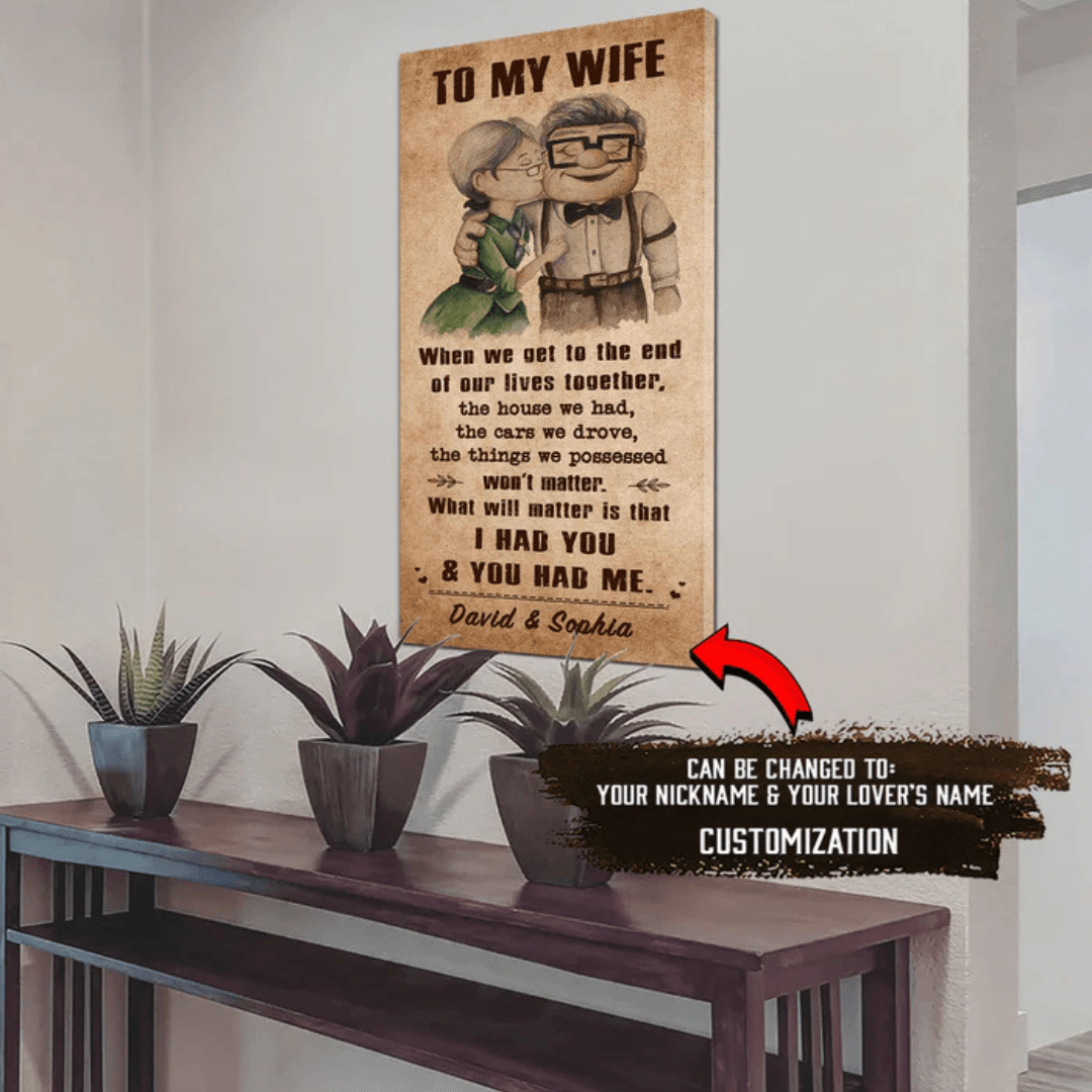 Personalized Anniversary Canvas Print