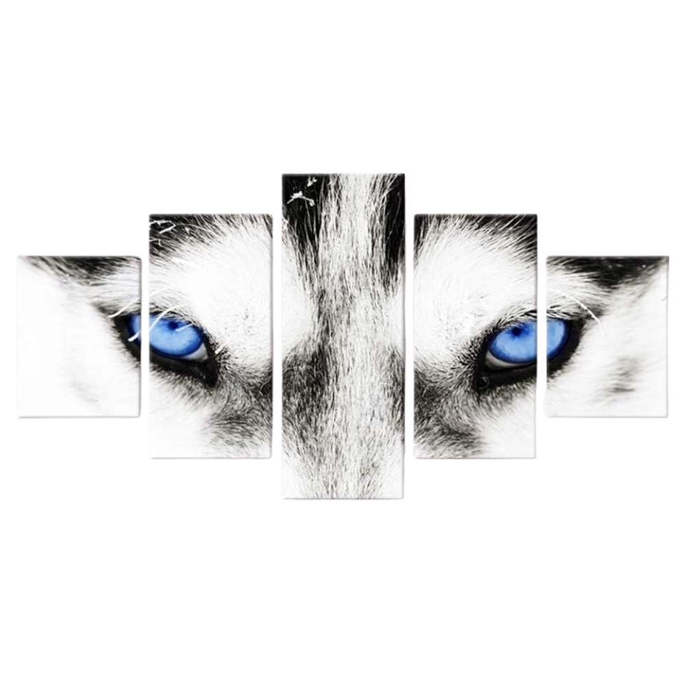 Large Wolf Canvas Wall Art Multi Panel Set