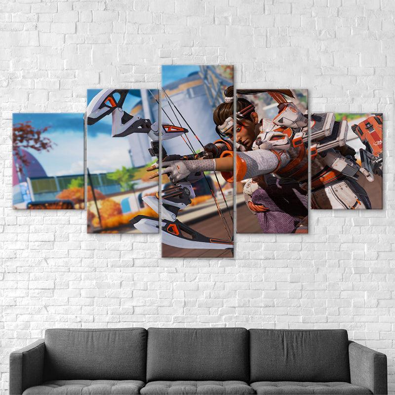 Apex Legends Modern Work 5 Piece HD Multi Panel Canvas-Original Frame