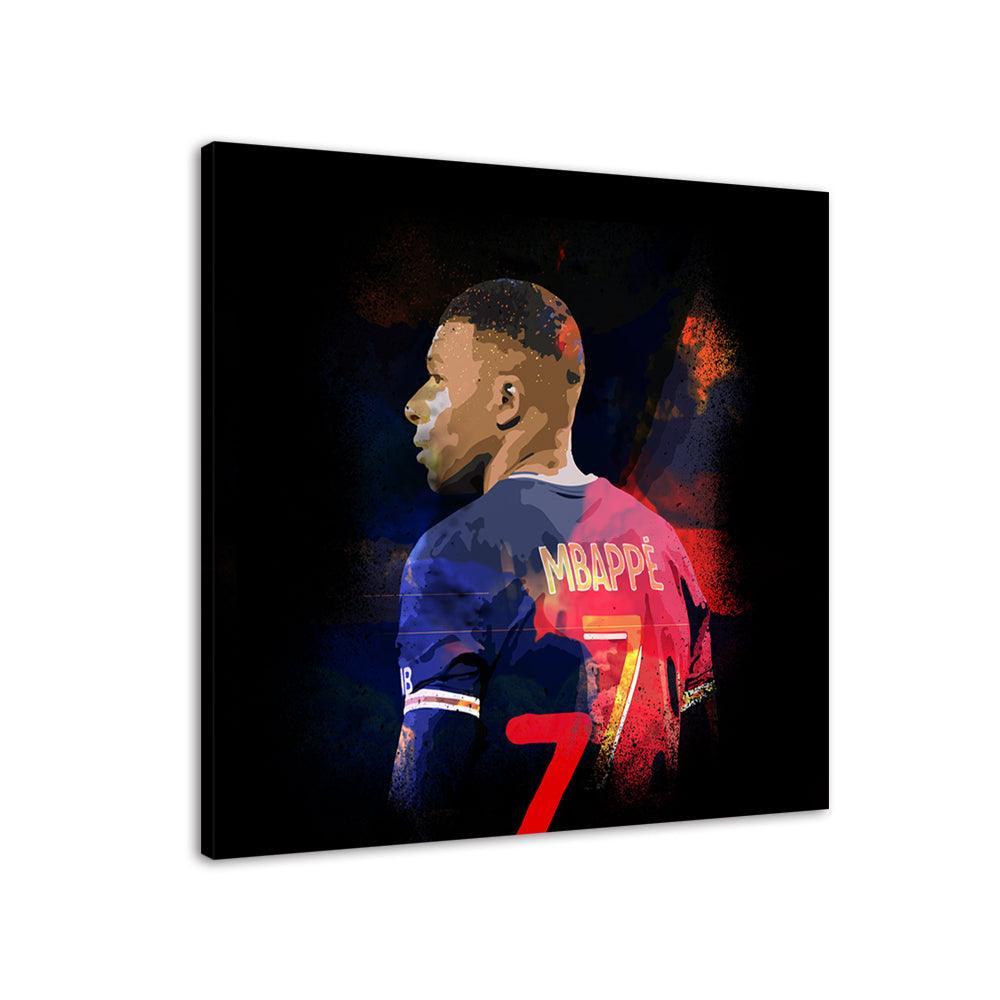 Mbappé 1 Piece HD Multi Panel Canvas Wall Art Frame-Original Frame