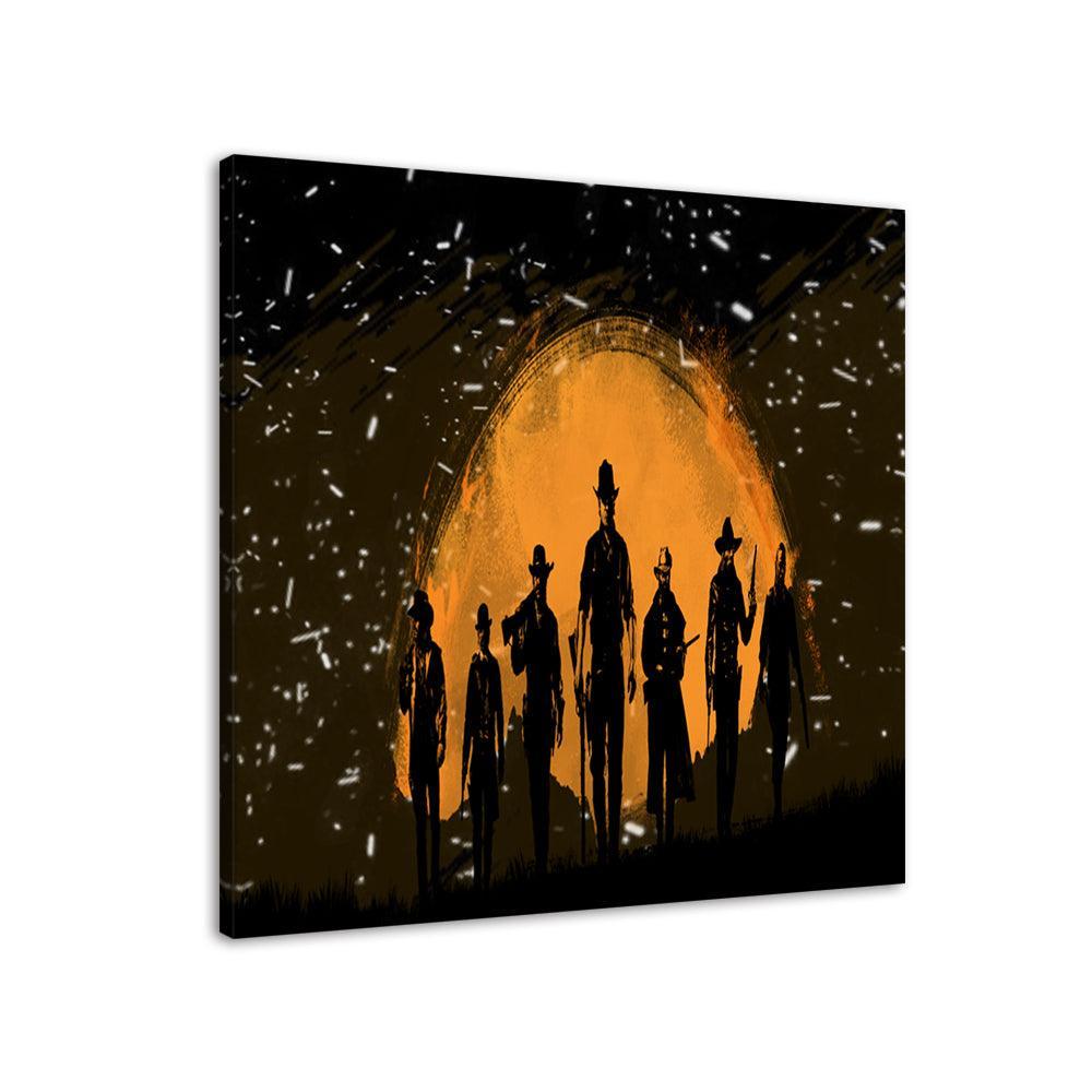 Yellow The Walking Dead 1 Piece HD Multi Panel Canvas Wall Art Frame-Original Frame