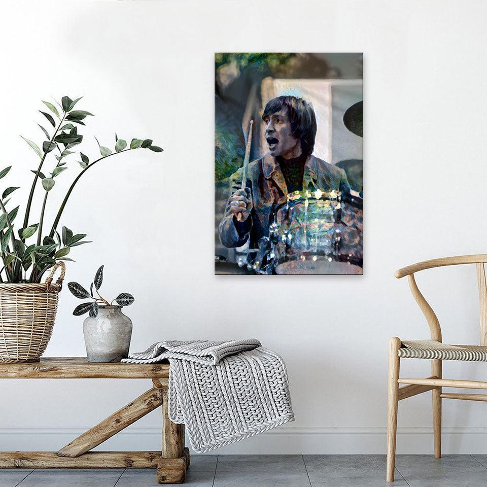 The Guitar Guy 1 Piece HD Multi Panel Canvas Wall Art Frame-Original Frame