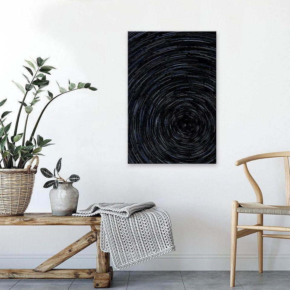 The Black Hole 1 Piece HD Multi Panel Canvas Wall Art Frame-Original Frame