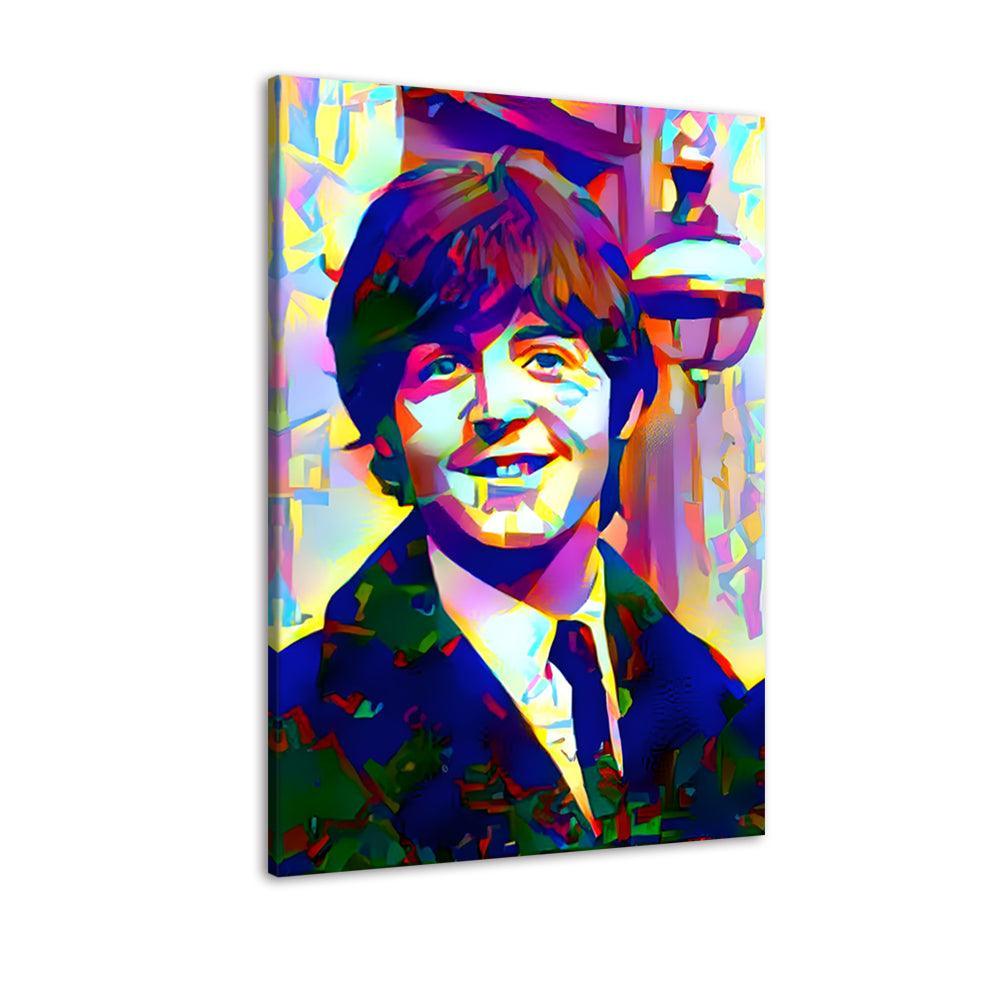 The Beatles Smile 1 Piece HD Multi Panel Canvas Wall Art Frame-Original Frame