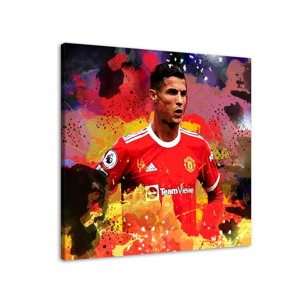 Cristiano Ronaldo 1 Piece HD Multi Panel Canvas Wall Art Frame-Original Frame