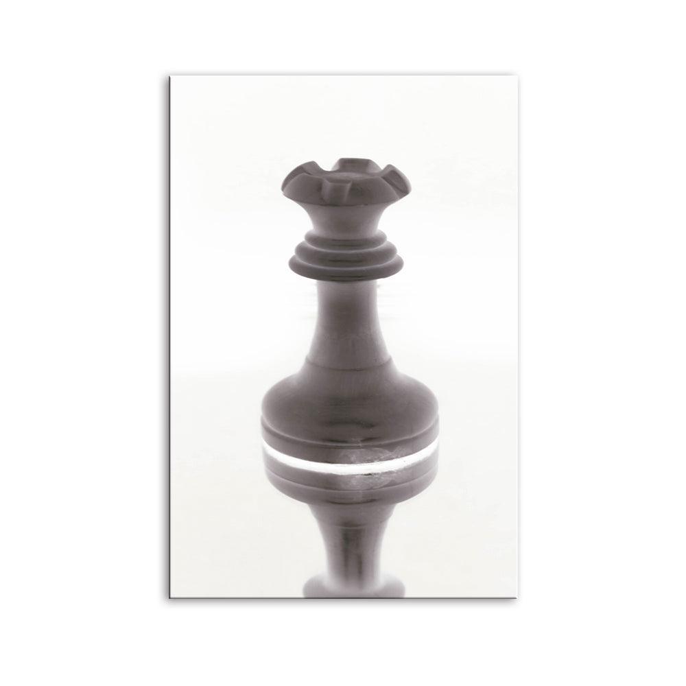 The Chess White Portrait 1 Piece HD Multi Panel Canvas Wall Art Frame-Original Frame