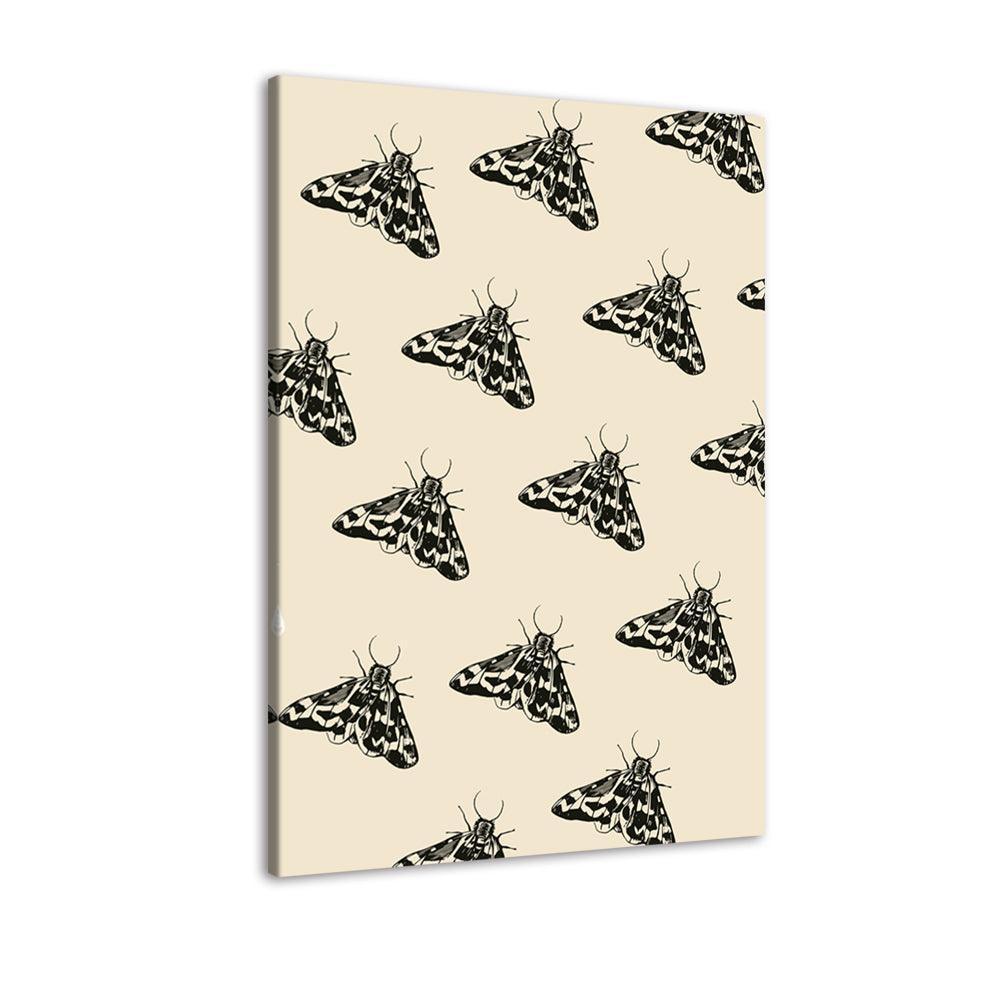 The Black Butterfly 1 Piece HD Multi Panel Canvas Wall Art Frame-Original Frame