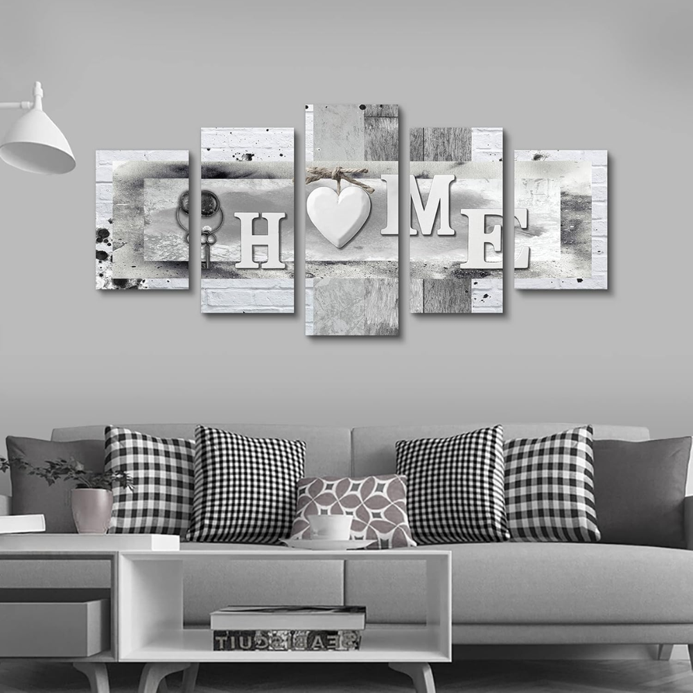 Modern Design Sweet Home Wall Canvas For Decor