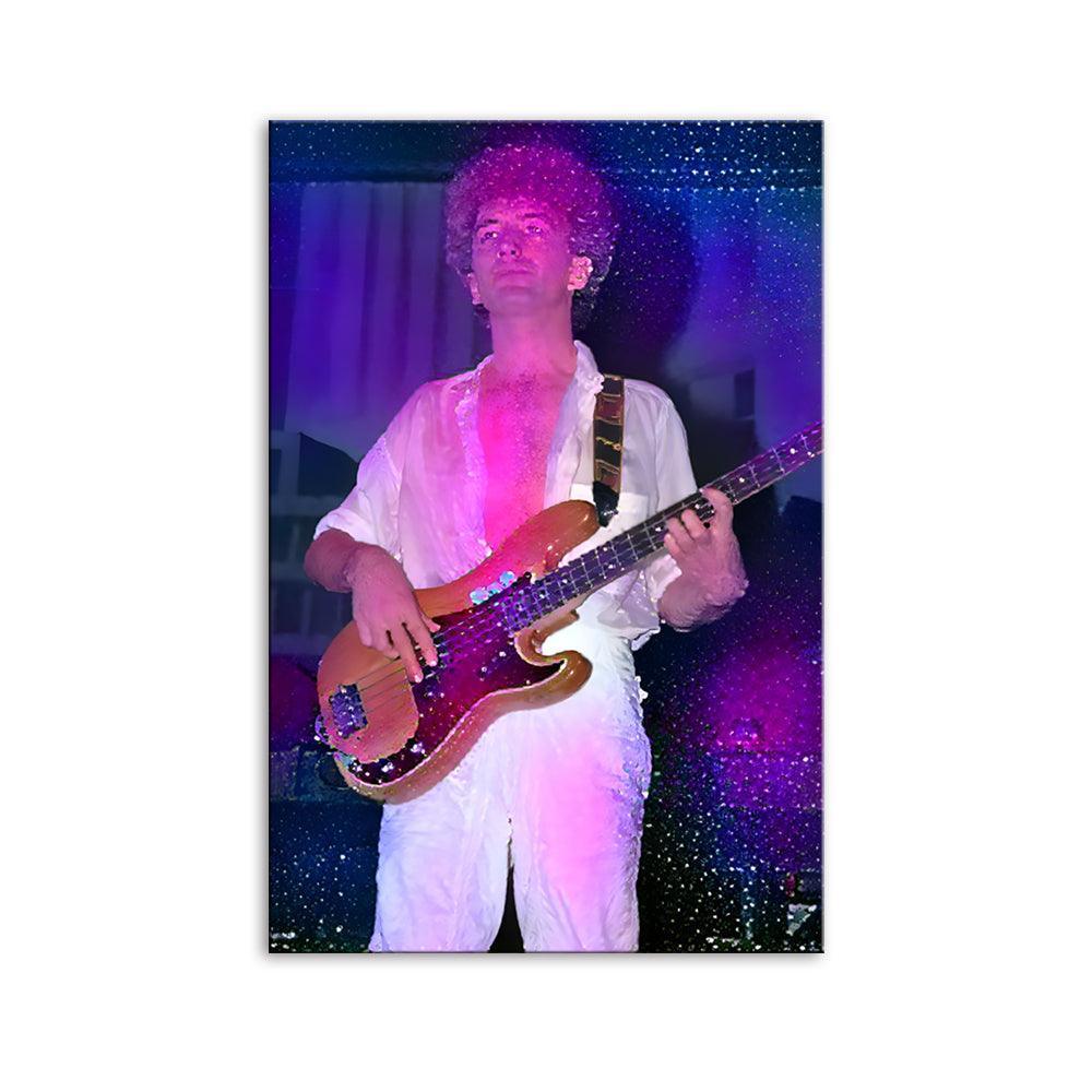 Guitar Concert Queen 1 Piece HD Multi Panel Canvas Wall Art-Original Frame