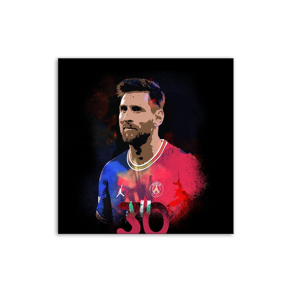 Lionel Messi 1 Piece HD Multi Panel Canvas Wall Art Frame-Original Frame