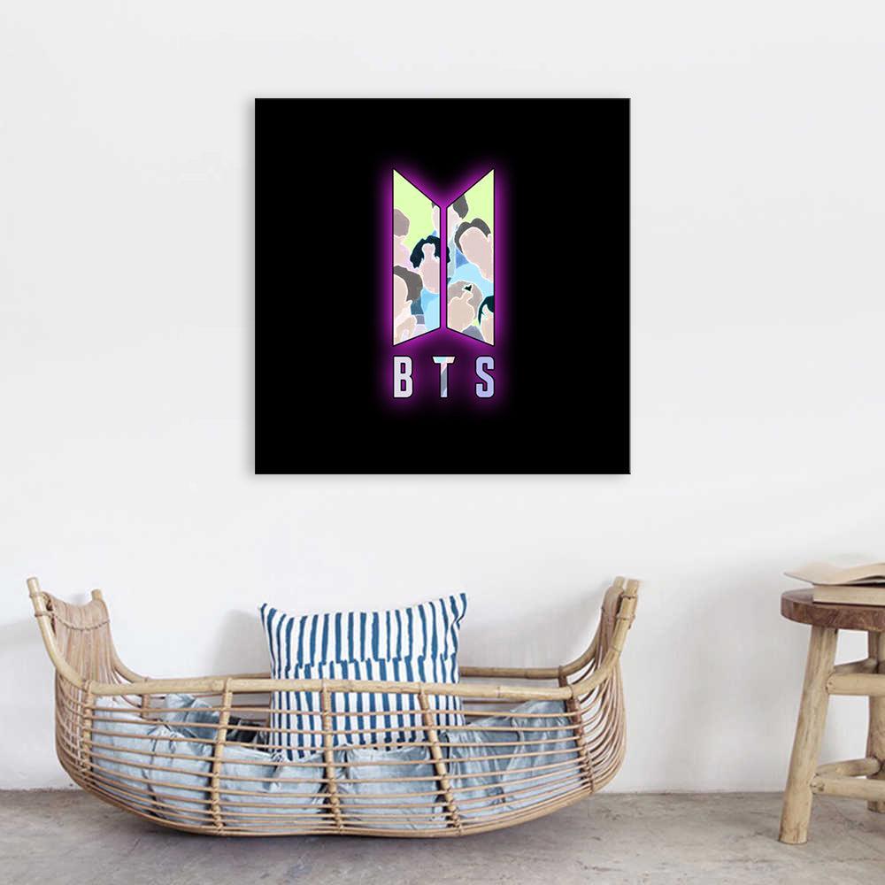 Neon Animated 1 Piece HD Multi Panel Canvas Wall Art Frame-Original Frame