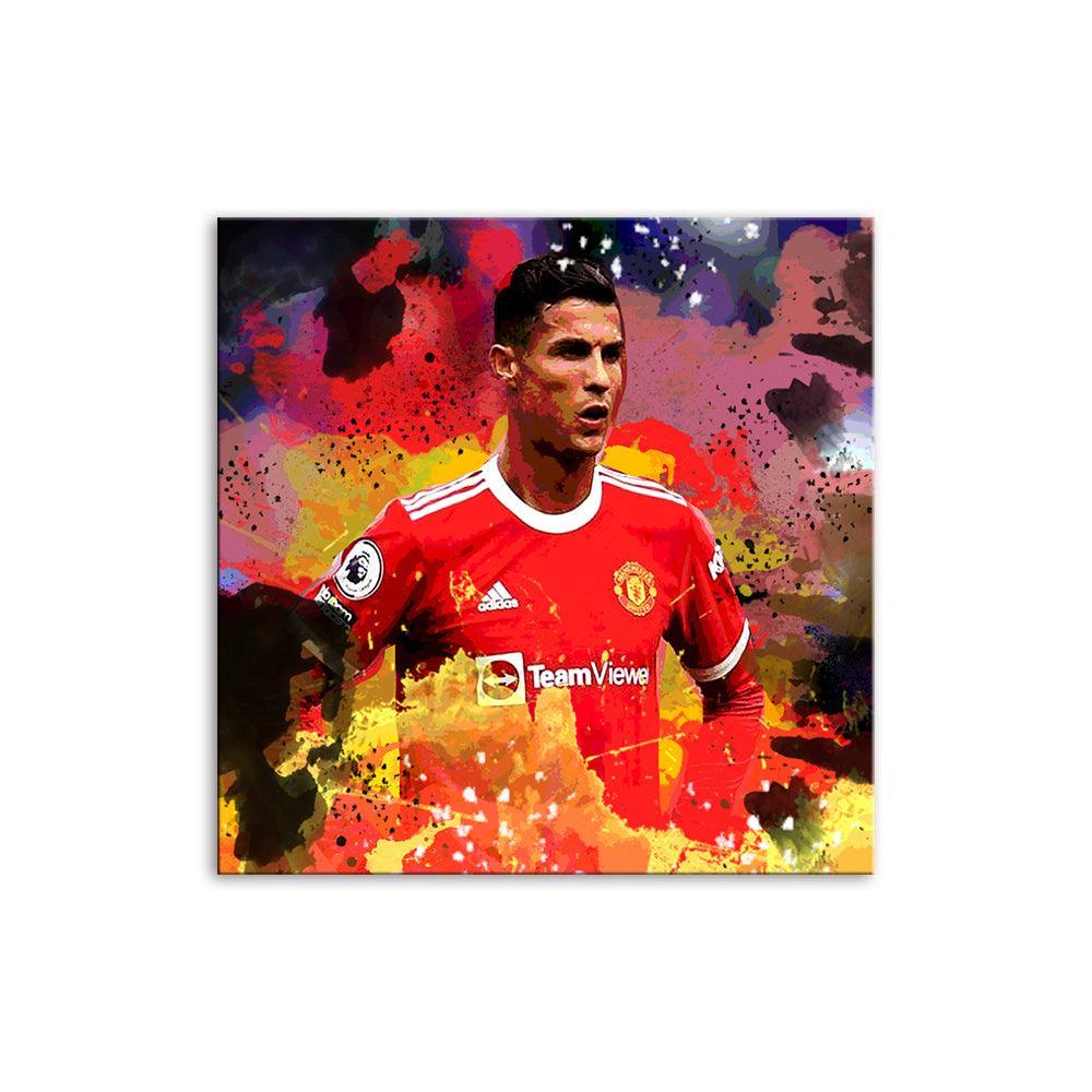 Cristiano Ronaldo 1 Piece HD Multi Panel Canvas Wall Art Frame-Original Frame