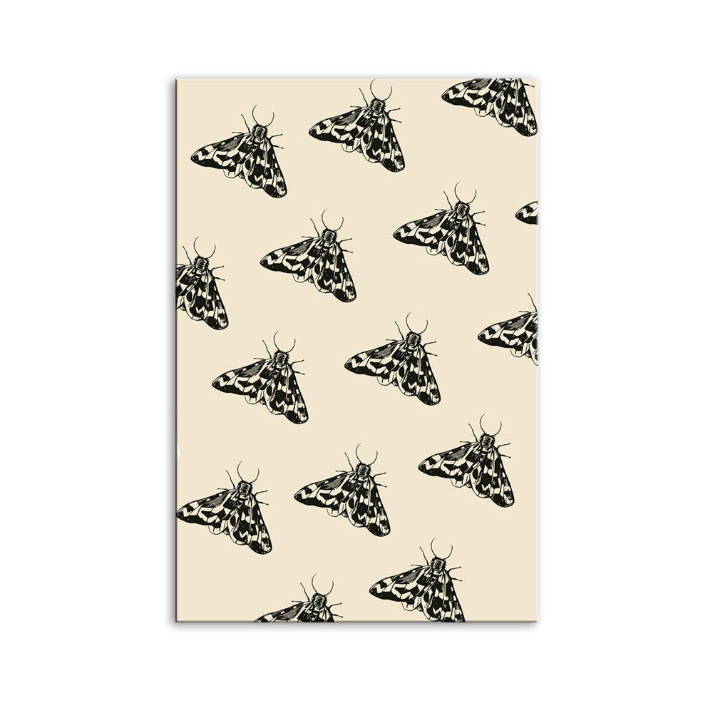 The Black Butterfly 1 Piece HD Multi Panel Canvas Wall Art Frame-Original Frame