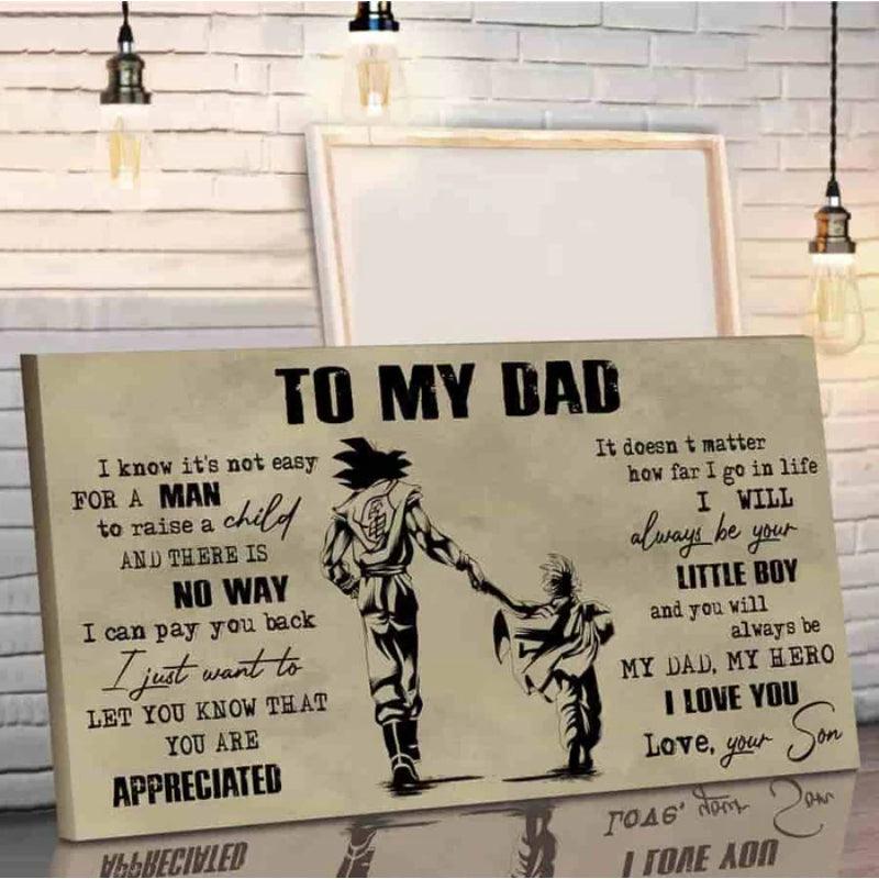 Father and Son Canvas Print